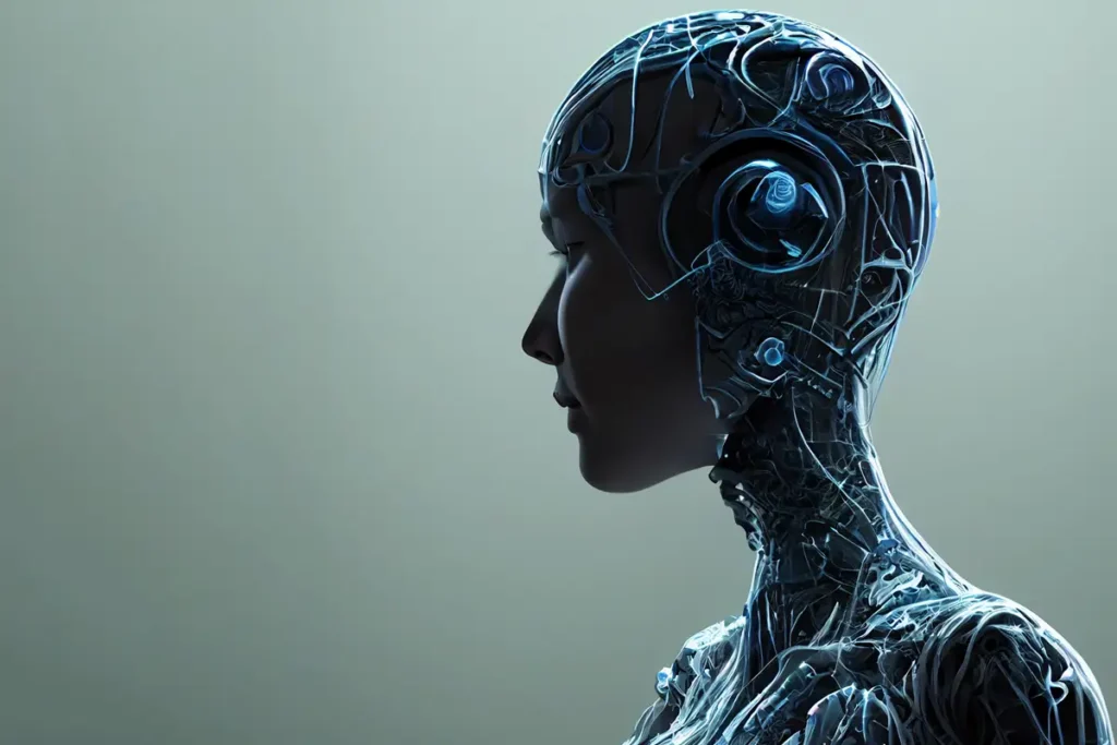 Artificial Intelligence | Concept image of female looking android - Juan Rojo Design Toronto