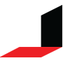 Juan Rojo Design Logo on red and black