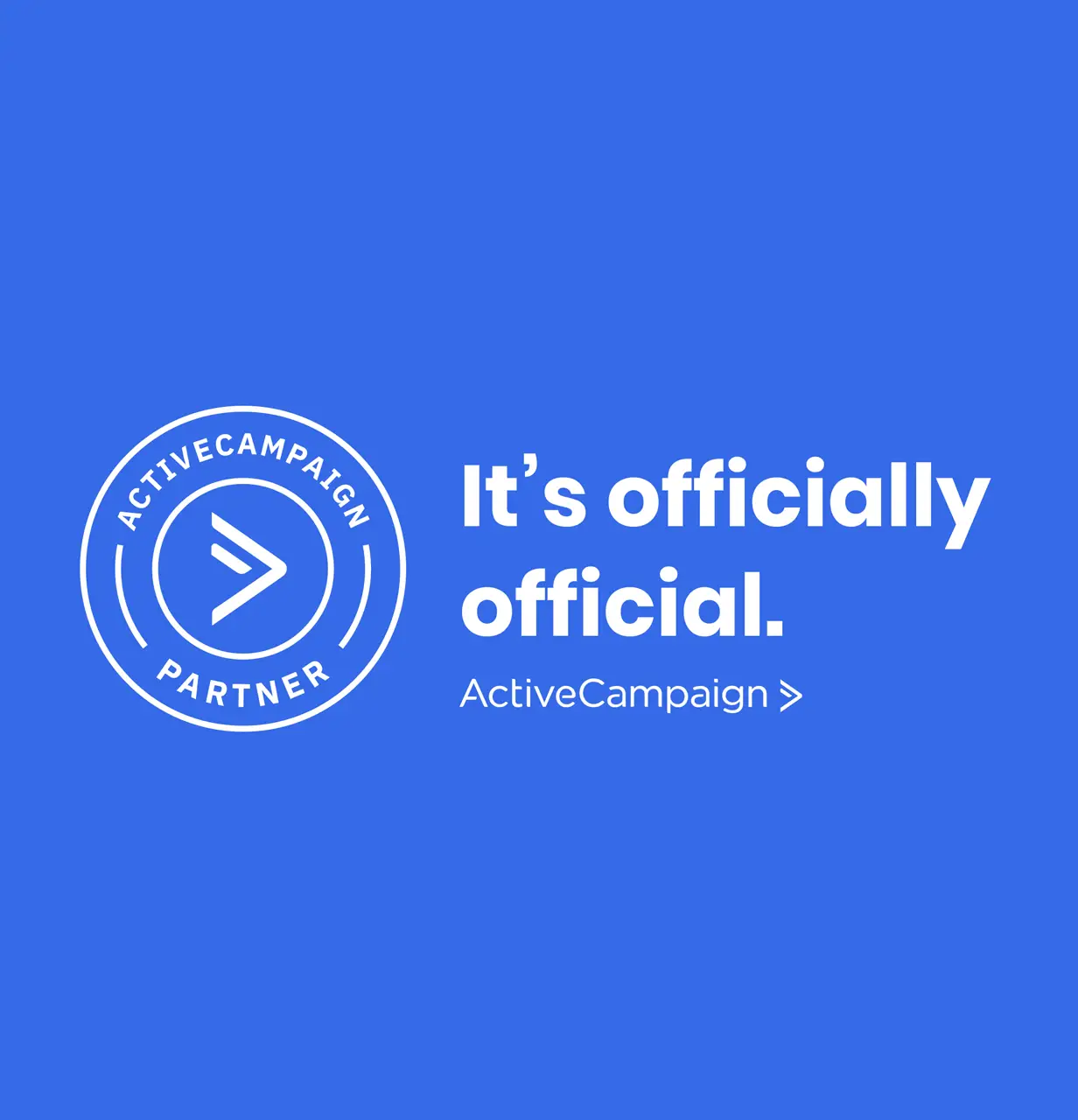 Turnkey Digital Marketing | ActiveCampaign Partner badge - Juan Rojo Design Toronto